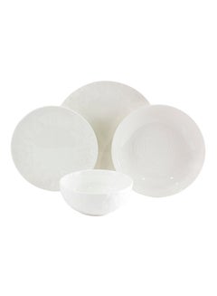 La Mesa 16-Piece 4 Persons Dinner Set White  - Image 1