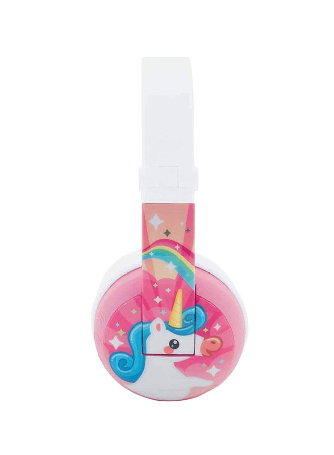 BuddyPhones Wave Bluetooth Kids Headphones Waterproof Unicorn Pink  - Image 2