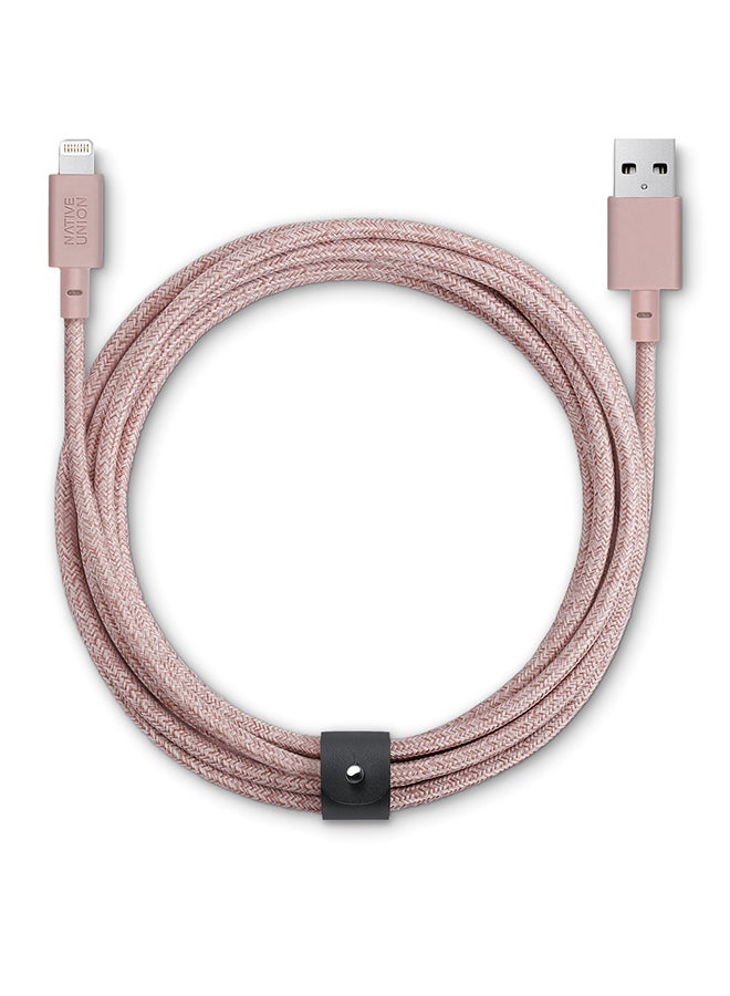 ناتيف يونيون كابل من منفذ USB إلى منفذ Lightning ومزود بحزام روز - Image 2