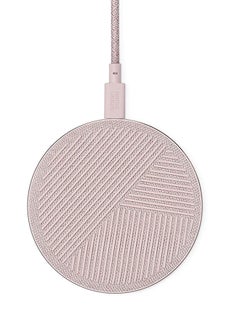 Native Union Drop Qi Certified Wireless Charger - 10W Non-Slip Fast Charging Pad For Wireless Devices - Compatible With Apple iPhone 15/14/13 And Older Models, Samsung, Google, Huawei Rose  - Image 2