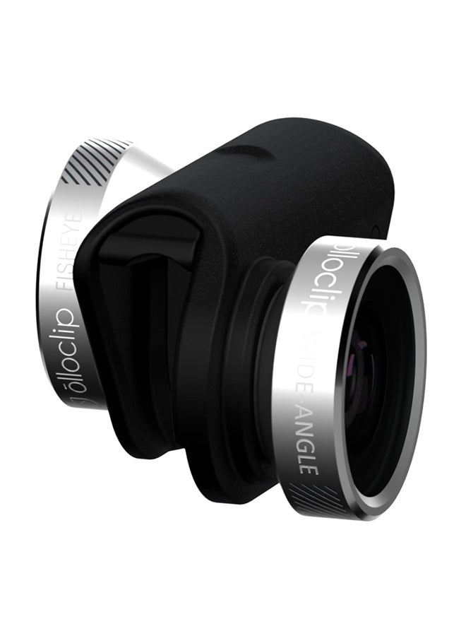 olloclip 4-In-1 Lens For iPhone 6/6 Plus Black/Silver  - Image 1