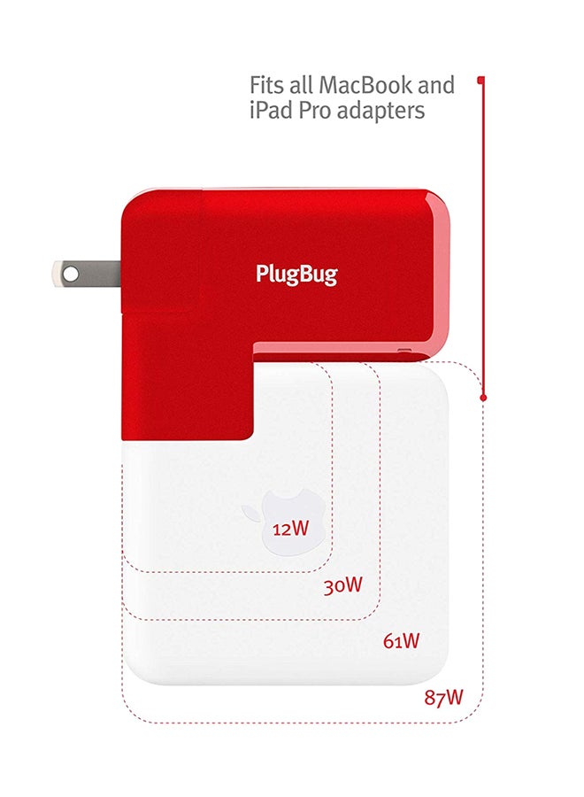 PlugBug Duo For Macbook Red