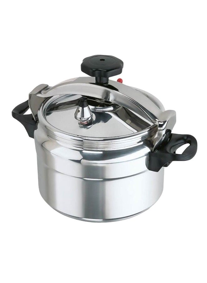 Aluminium Pressure Cooker With Lid Silver 28cm 