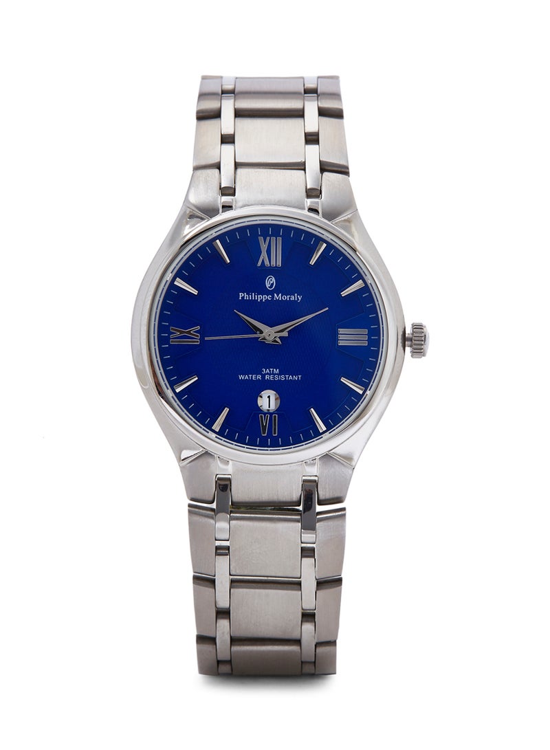 Philippe Moraly of Switzerland Water Resistant Stainless Steel Analog Wrist Watch - Image 2