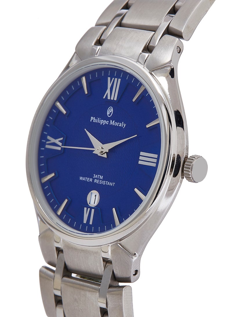 Philippe Moraly of Switzerland Water Resistant Stainless Steel Analog Wrist Watch - Image 4