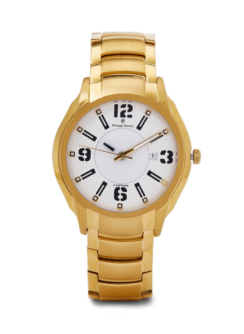 Philippe Moraly of Switzerland Water Resistant Stainless Steel Analog Wrist Watch - Image 2