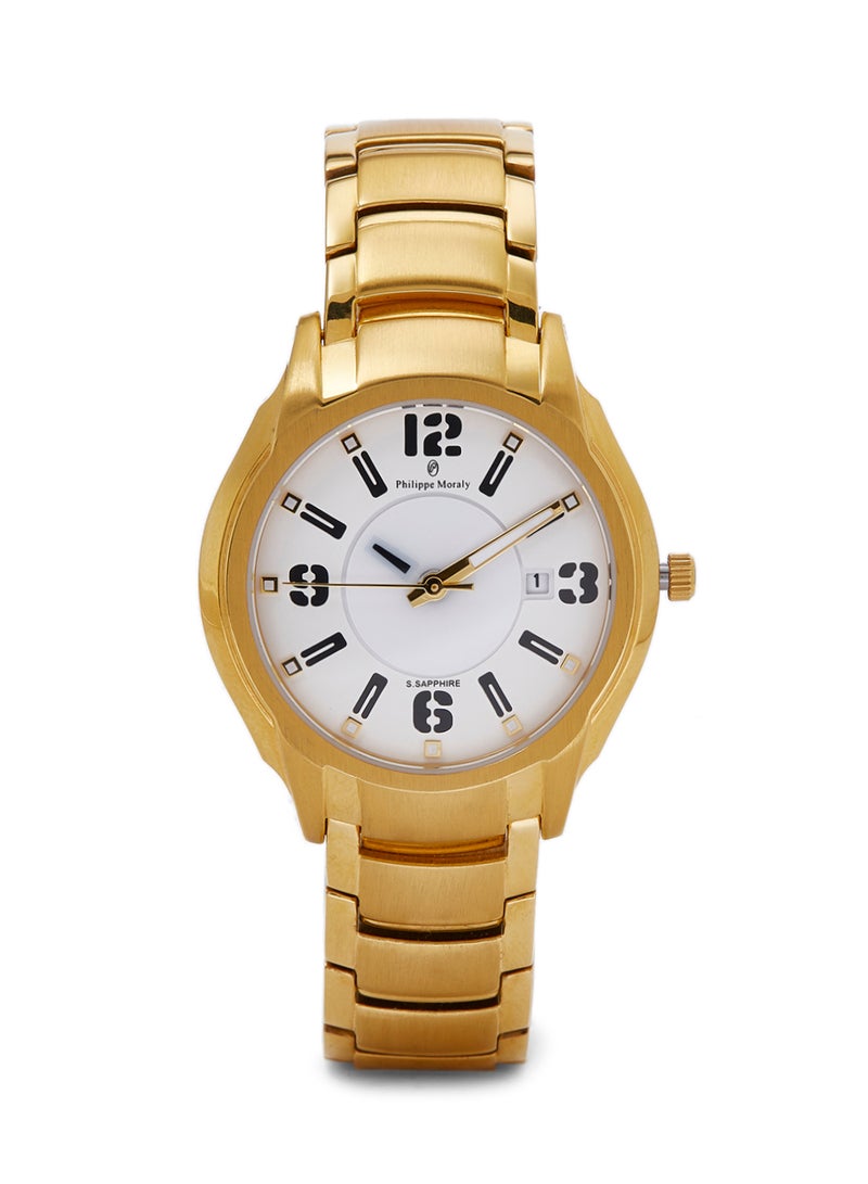 Philippe Moraly of Switzerland Water Resistant Stainless Steel Analog Wrist Watch - Image 5