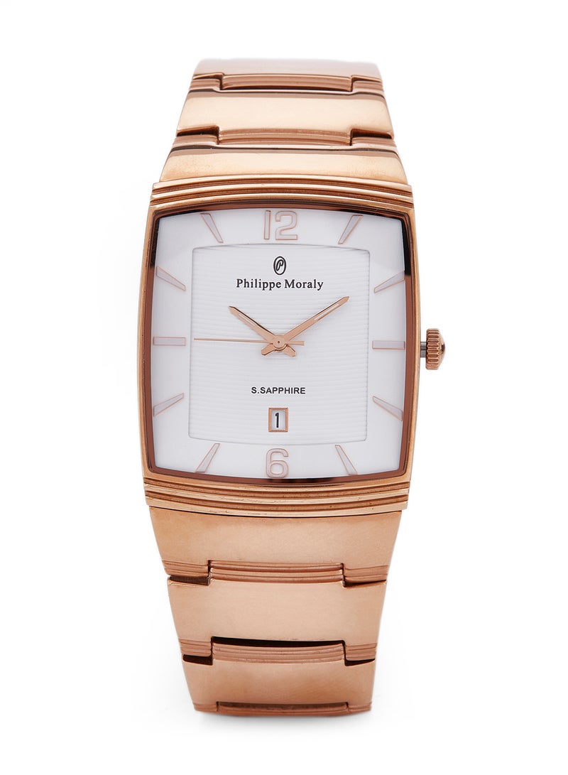 Philippe Moraly of Switzerland Water Resistant Stainless Steel Analog Wrist Watch - Image 2