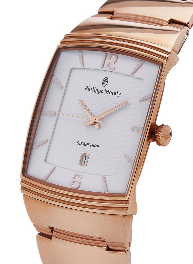 Philippe Moraly of Switzerland Water Resistant Stainless Steel Analog Wrist Watch - Image 4