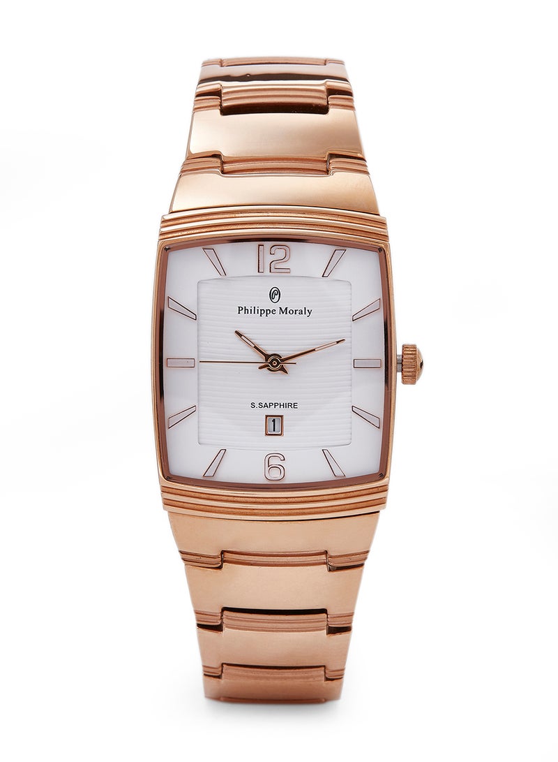 Philippe Moraly of Switzerland Water Resistant Stainless Steel Analog Wrist Watch - Image 5