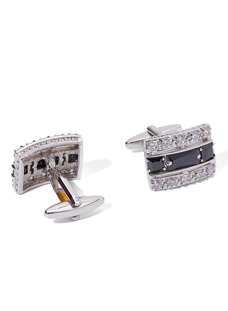 Stone Embellished Cufflinks - v1549188319/N20027665A_1