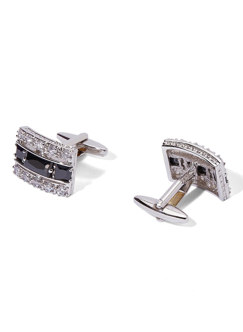 Stone Embellished Cufflinks - v1549188320/N20027665A_2