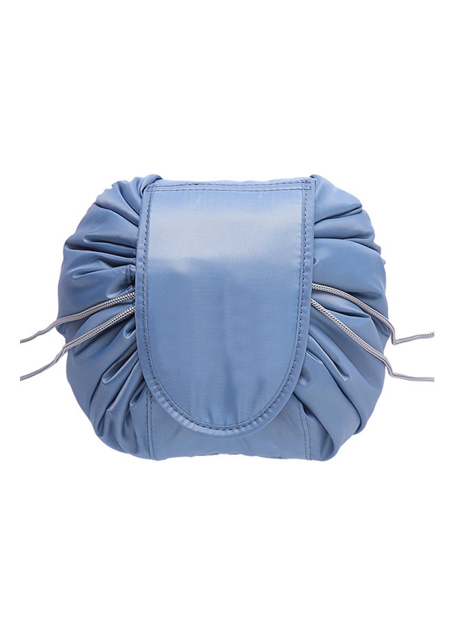 Generic - Large Capacity Drawstring Lazy Makeup Toiletry Bag Blue - Image 1