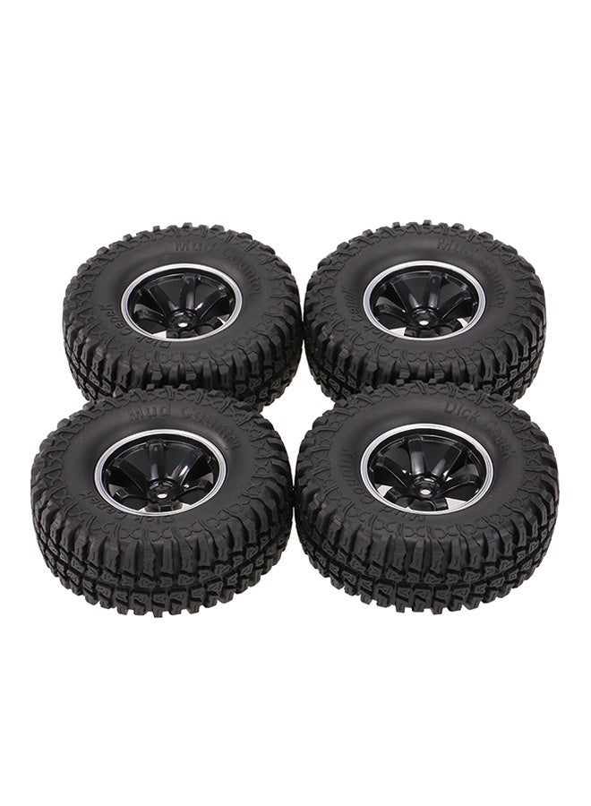 AUSTAR 4-Piece Tires With Wheel Rim For RC Rock Crawler AX-3020C  - Image 1
