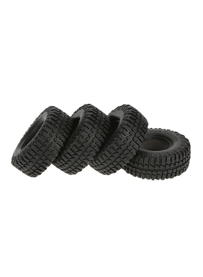 AUSTAR 4-Piece Rock Terrain Tyre For 1/10 RC4WD D90 Axial SCX10 RC Rock Crawler  - Image 1