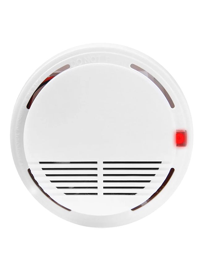 Generic - Battery Operated Photoelectric Smoke Alarm White 10.5 X 10.5 X  3.5centimeter - Image 1