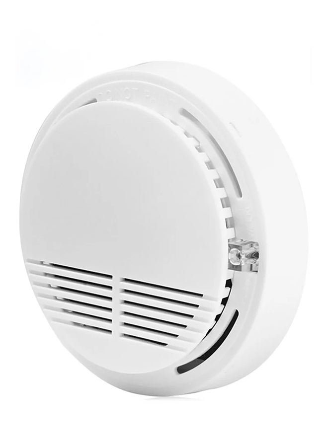 Generic - Battery Operated Photoelectric Smoke Alarm White 10.5 X 10.5 X  3.5centimeter - Image 1
