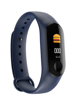 Fitness Tracker Heart Rate/Blood Pressure Monitoring Pedometer IP67 Waterproof Smart Wristband for iOS Android Smartphones Blue - v1549255825/N20853640A_1