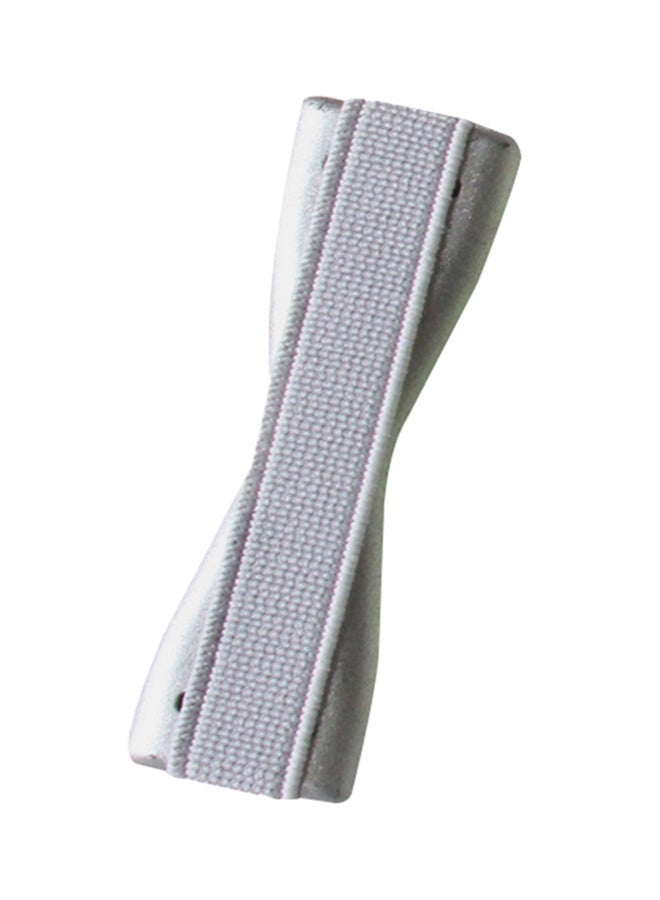 Secure Comfortable Universal Mobile Phone Finger Grip Holder Plastic Sling Grip Anti-slip Stand for Smartphones White