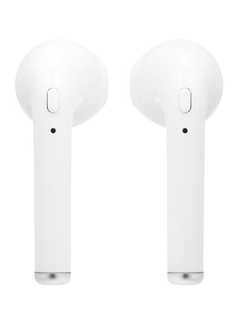 I7 Mini Bluetooth In-Ear Earphones With Mic White