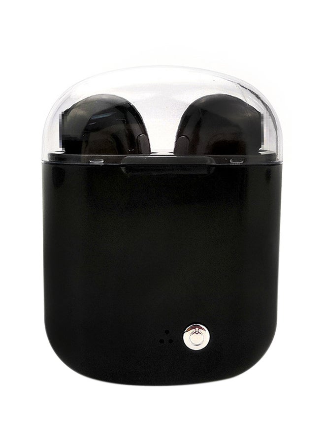 Generic - I7S Plus Wireless In-Ear Handsfree Stereo Earphones Black/Clear/Silver - Image 1