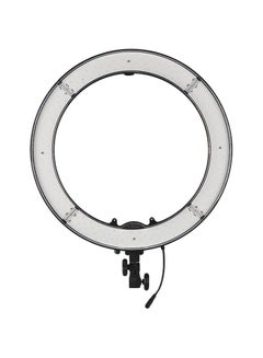 Generic 18 Inches Single Color Temperature Ring Light 55W 240 Pieces LED 85V-220V Full Voltage Anchor Live Light 5500K Dimmable Ring Video Lamp with Plastic Filter Set for Makeup Camera Phone Video Shooting US Plug 
