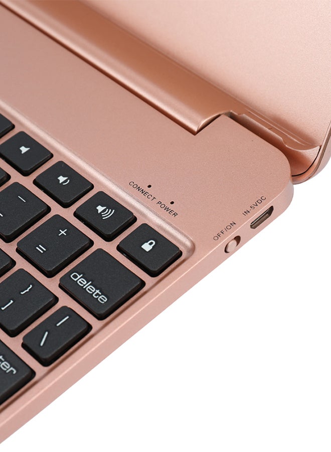 Protective Shell Ultrathin Wireless Keyboard For Apple Tablets Rose Gold  - Image 4