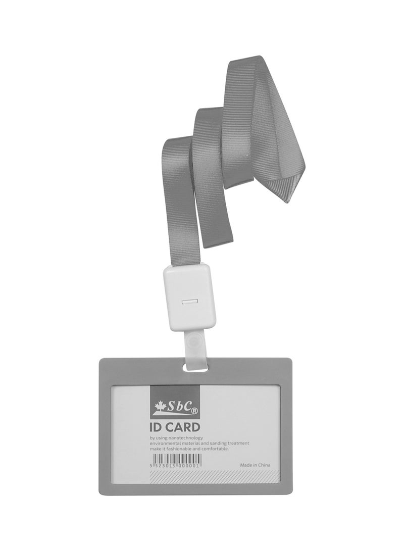 اس بي سي حامل بطاقة الهوية مع حبل رمادي