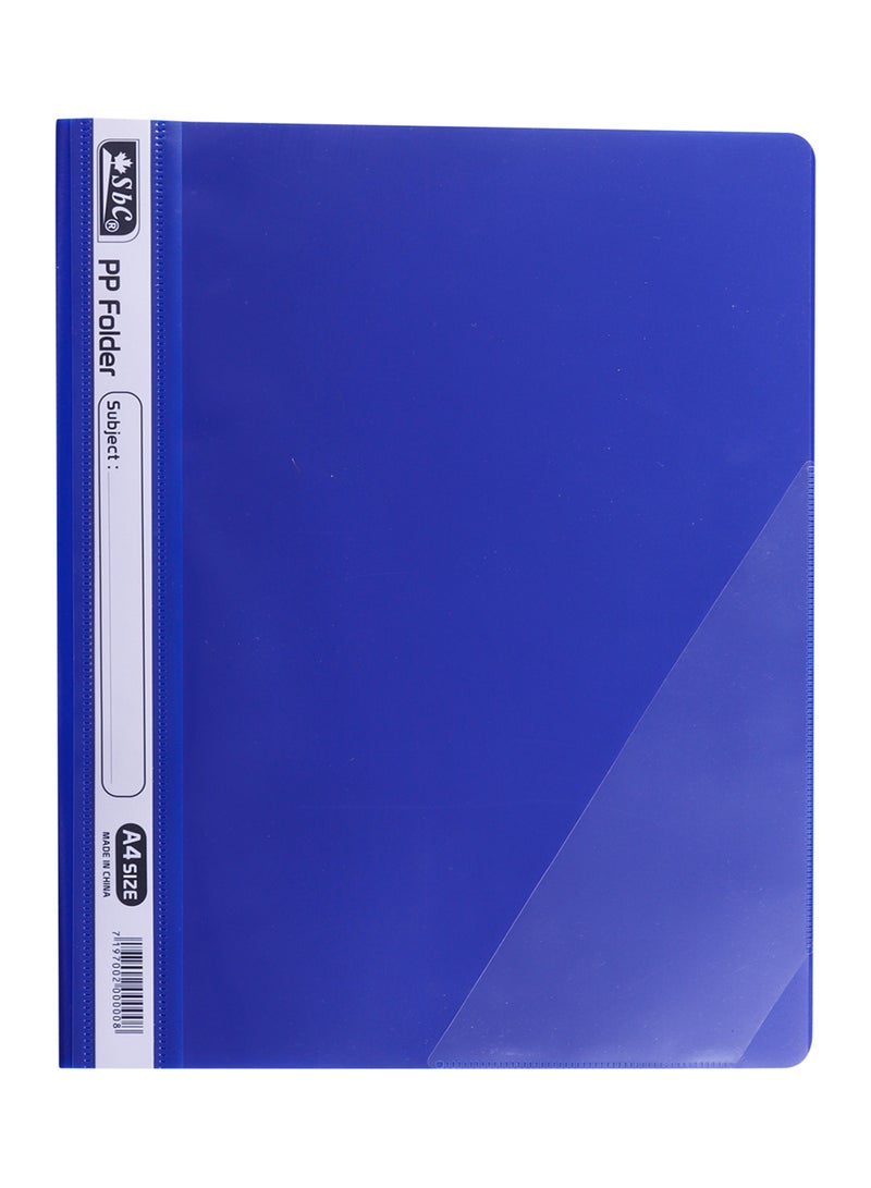 اس بي سي ملف قياس A4 من 10 قطع أزرق - Image 2