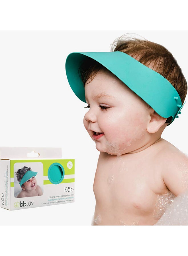 bbluv Käp Silicone Shampoo Repellent Cap – Adjustable, Soft & Waterproof Baby Shower Hat – Tear-Free Bathing Protection for Eyes & Ears – BPA & PVC-Free (0+ Months)  - Image 2