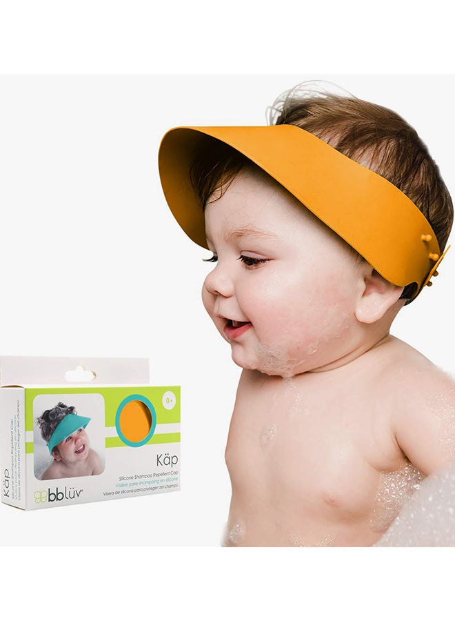 bbluv Käp Silicone Shampoo Repellent Cap – Adjustable, Soft & Waterproof Baby Shower Hat – Tear-Free Bathing Protection for Eyes & Ears – BPA & PVC-Free (0+ Months)  - Image 2