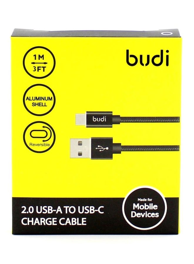 budi Type-C Charging Cable Black 