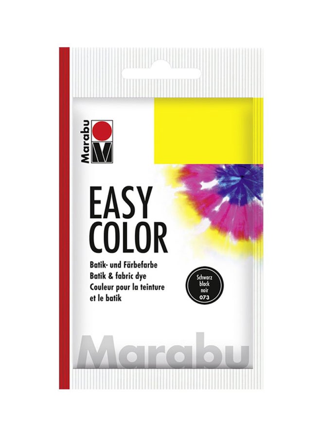 Marabu Easy Colour Fabric Dye 073 Black