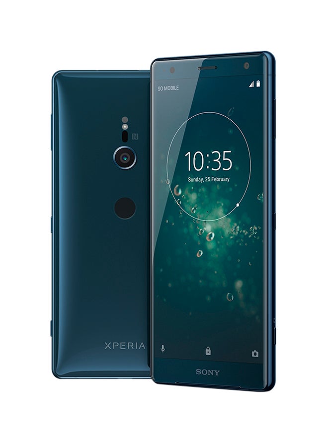 سوني - هاتف إكسبيريا XZ2 ثنائي الشريحة لون أخضر داكن مع ذاكرة داخلية سعة 64 جيجابايت وذاكرة رام سعة 4 جيجابايت ويدعم تقنية 4G LTE - Image 1
