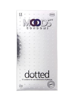 Moods 12-Piece Dotted Condom Set 