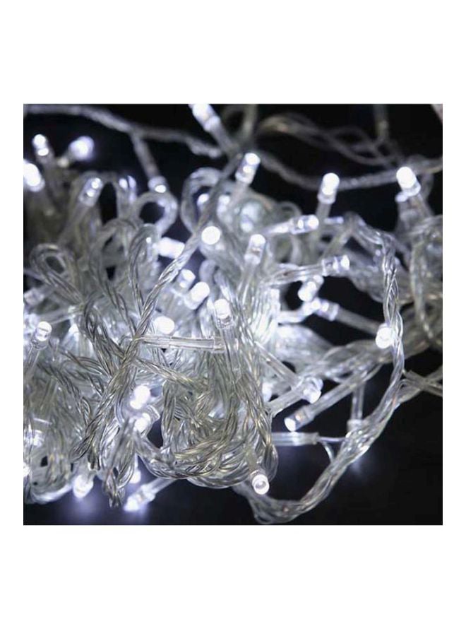 مصباح LED للزينة بشكل سلسلة أبيض 10متر - Image 4