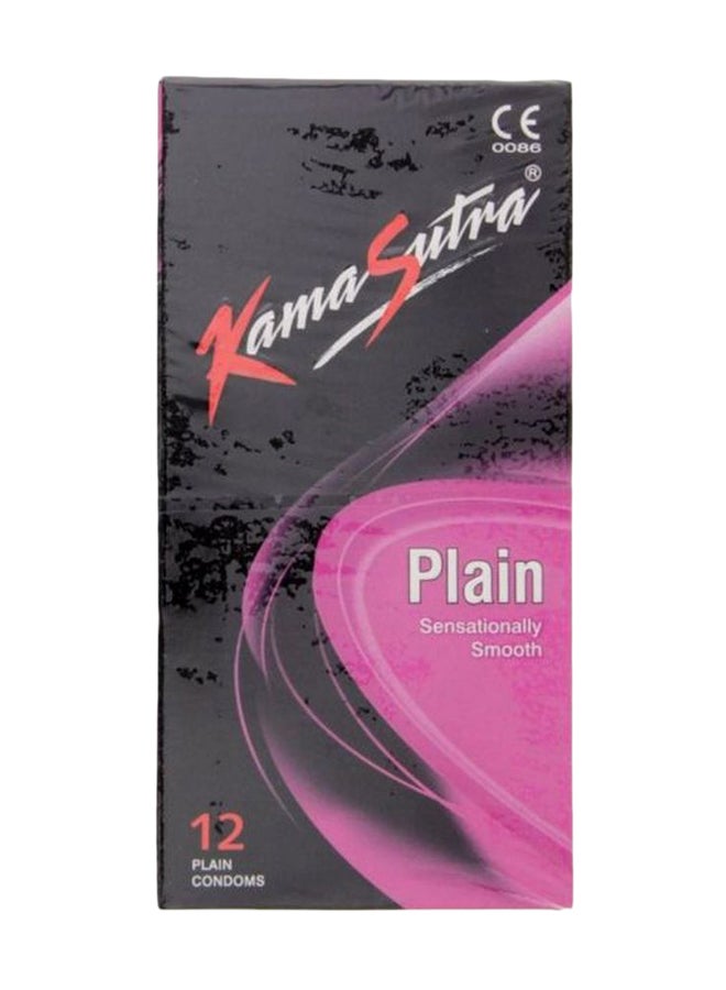 12-Piece Plain Condoms Set