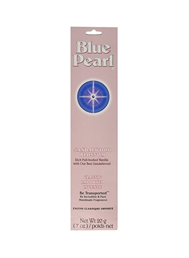Blue Pearl Classic Fragrance Incense, Sandalwood Blossom, 20 Gram  - Image 1