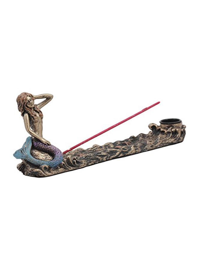 إيبروس جيفت حامل شموع ومبخرة بتصميم رائع على شكل حورية البحر من إبروس، متعدد الألوان، مقاس 3.5‏X‏9.5‏X‏2.5 بوصة - Image 3