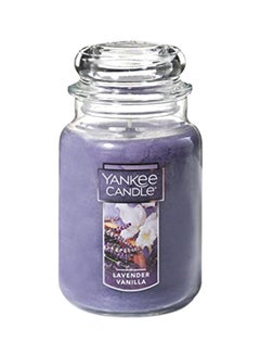 YANKEE CANDLE Yankee Candle Large Jar Candle, Lavender Vanilla 