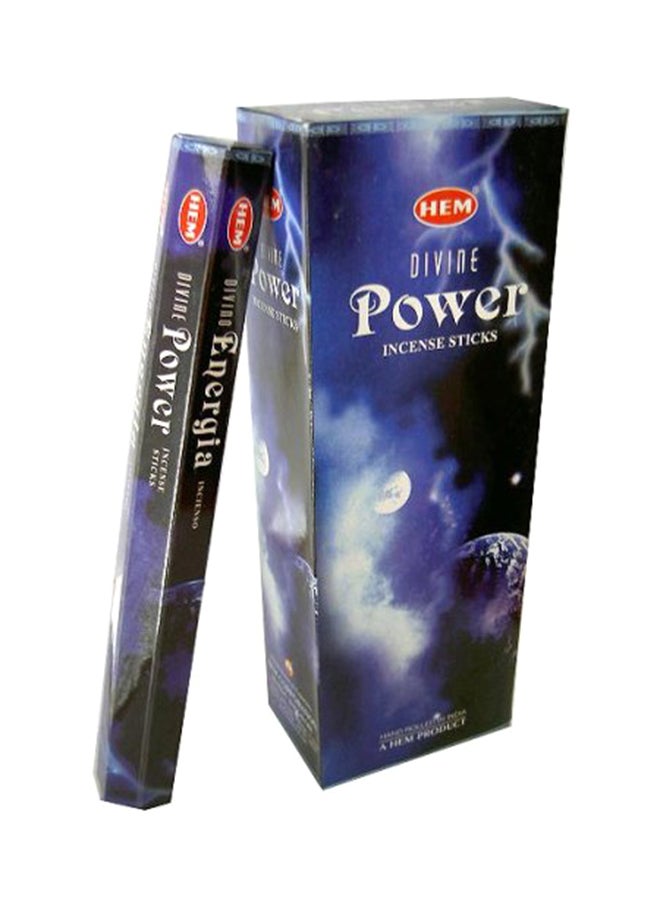 HEM Divine Power Box Of Six 20 Stick Tubes Hem Incense 