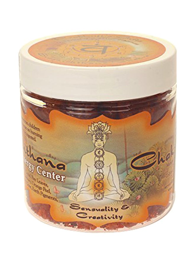 Resin Incense Sacral Chakra Svadhishtana - Sensuality And Creativity 2.4Oz Jar