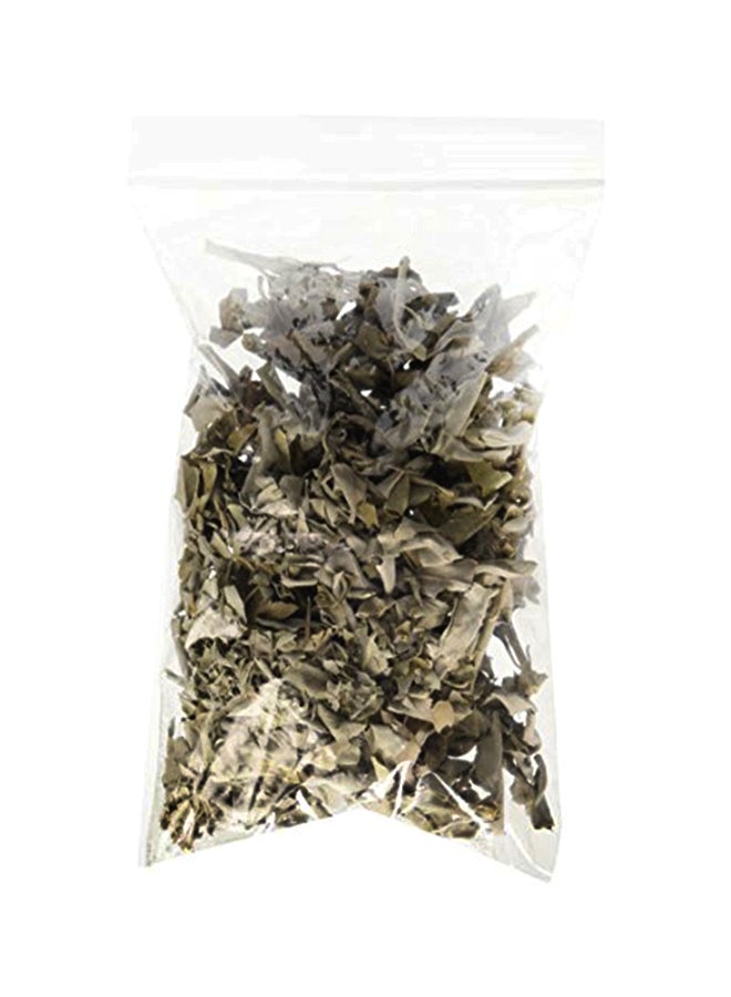 Prabhuji's Gifts White Sage Smudge Loose Leaves 2.7Oz Bag 