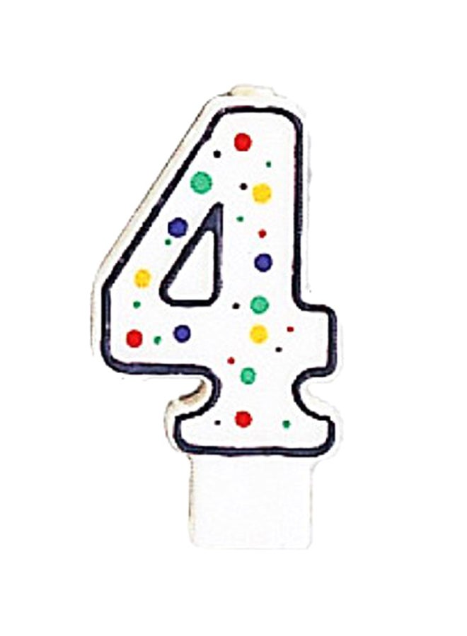 CREATIVE CONVERTING Numeric Candle, #4