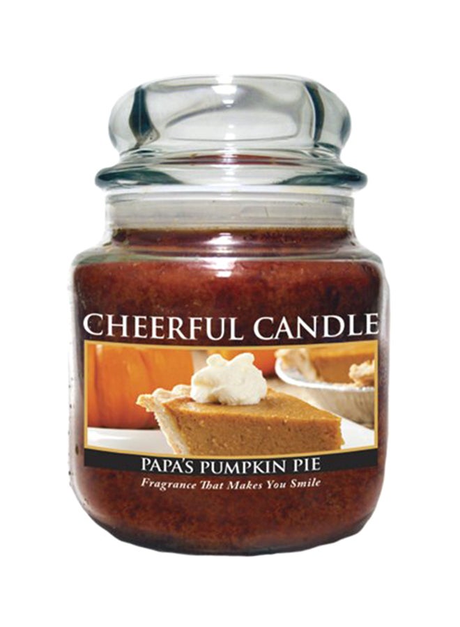 A Papas Pumpkin Pie 16 OZ Jar Candle, 16 Ounce, Red - v1549291029/N20867429A_1