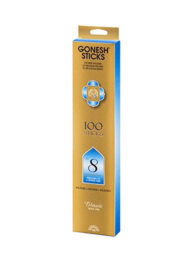 Gonesh 100 Stick Pack Classic Incense By Ganesh G08100 - Image 1