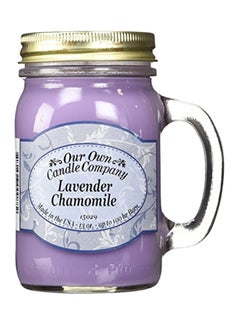 Our Own Candle Company Lavender Chamomile Scented 13 Ounce Mason Jar Candle Company, 13 oz, CompanyLa Multicolour 13.5X10.5X7.8 inch  - Image 1