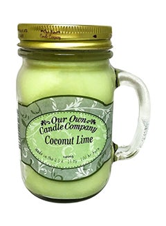 Our Own Candle Company Our Own Candle Company Coconut Lime Scented 13 Ounce Mason Jar Candle 