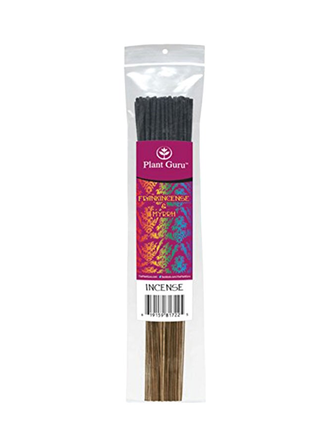 Plant Guru Frankincense and Myrrh Incense Sticks Multicolour 10.5X2X2 inch 