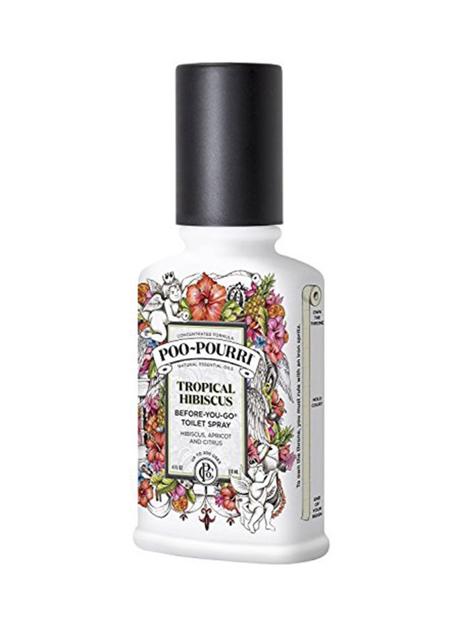 Poo-Pourri Poo Pourri Before You Go Toilet Spray Bottle, 4 OZ, Tropical Hibiscus